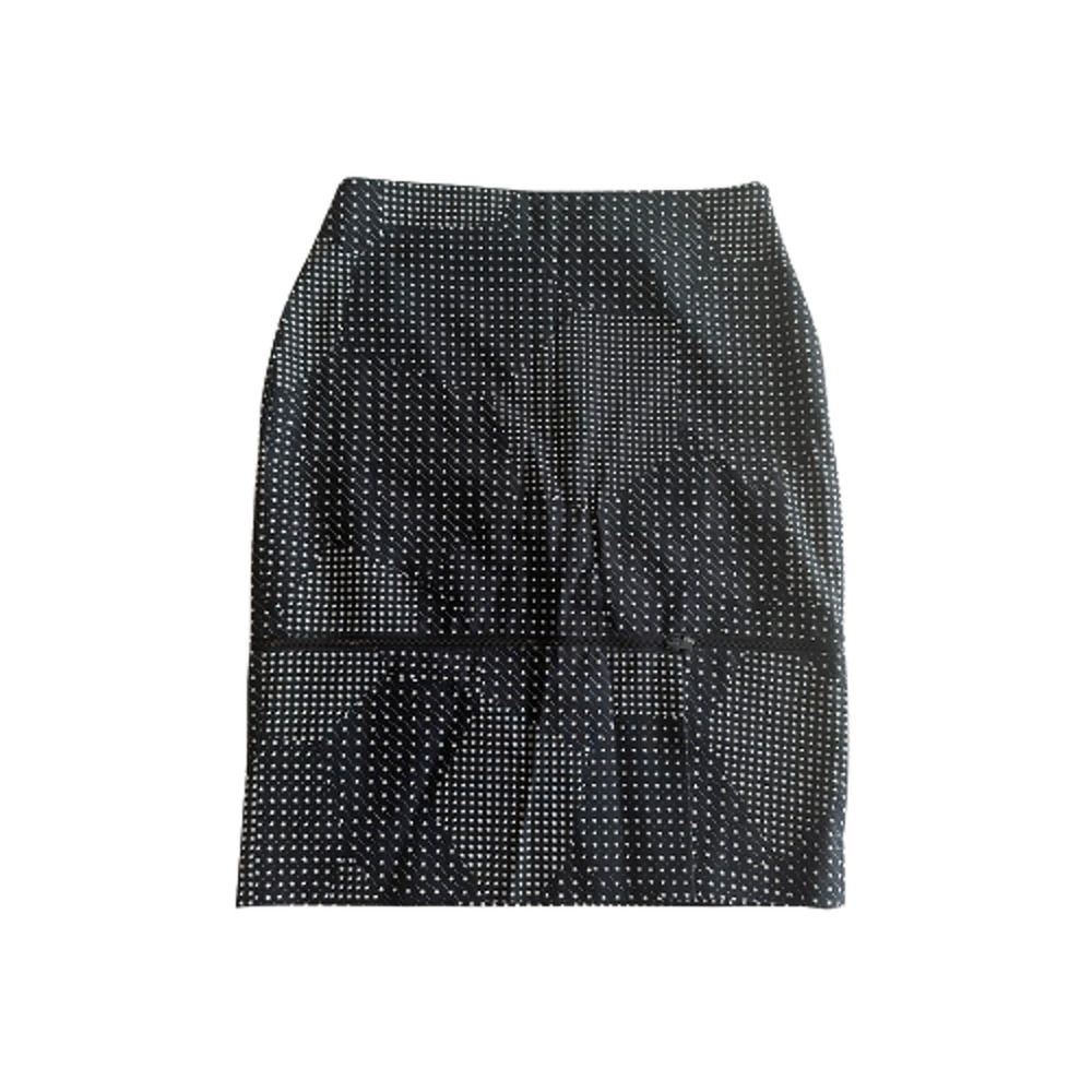 Kate Spade Saturday Skirt Pencil Stars Stretch Black & White Women’s Size 2